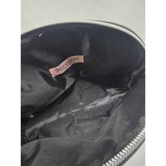 Juicy Couture Makeup Case Travel Bag Lot Of 2- Small One Missing Some Gemstones - Picture 4 of 10